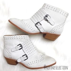 Rebecca Minkoff Addison Chalk Studded Ankle Boots